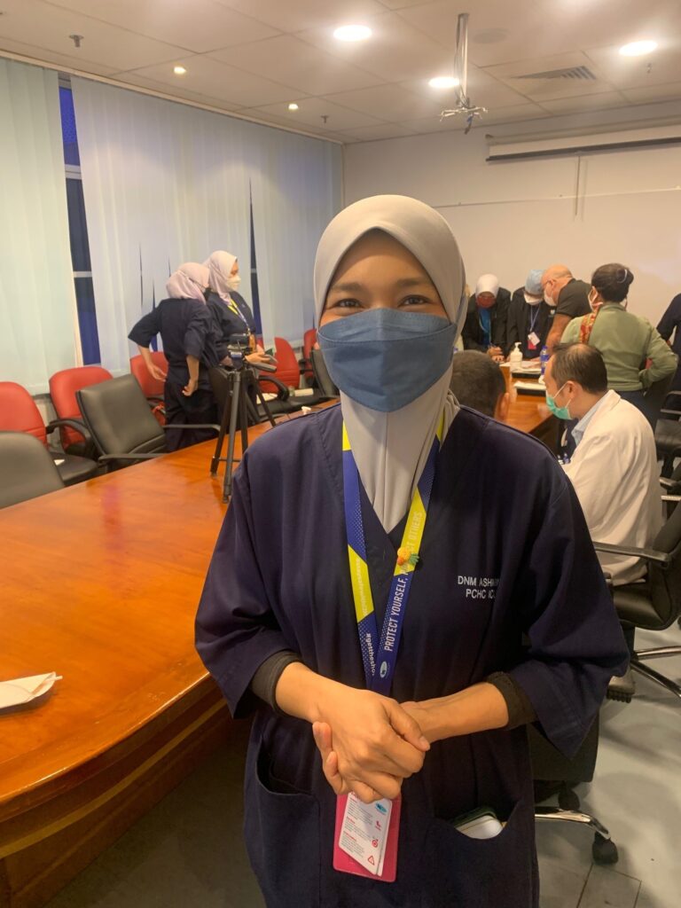 During a lecture, Institut Jantung Negara Nurse Manager Noor Ashikin shared the deep collaboration she's observed between their two hospitals.