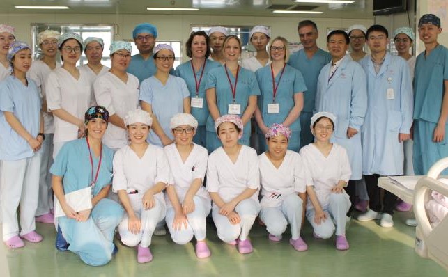 The cardiac team of our newest partner Qingdao Women and Children's Hospital (China) and their mentors from Alder Hey Children’s Hospital (England)